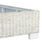vidaXL Bettgestell Grau Natur Rattan 140 x 200 cm vidaXL Bettgestell Grau Natur Rattan 140 x 200 cm