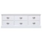 vidaXL Flurbank Weiß 115x30x40 cm Holz vidaXL Flurbank Weiß 115x30x40 cm Holz
