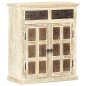 vidaXL Sideboard Weiß 65 x 30 x 75 cm Massivholz Mango vidaXL Sideboard Weiß 65 x 30 x 75 cm Massivholz Mango