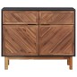 vidaXL Sideboard 90x33,5x75 cm Massivholz Akazie und MDF vidaXL Sideboard 90x33,5x75 cm Massivholz Akazie und MDF
