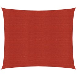 vidaXL Sonnensegel 160 g/m² Rot 5x5 m HDPE