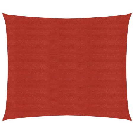 vidaXL Sonnensegel 160 g/m² Rot 5x5 m HDPE