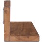 vidaXL Wandregale 2 Stk. 120x10x10 cm Massivholz Teak vidaXL Wandregale 2 Stk. 120x10x10 cm Massivholz Teak