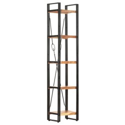 vidaXL Bücherregal 5 Fächer 40x30x180 cm Akazie Massivholz