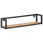 vidaXL Wandregale 2 Stk. 80 cm Massivholz Akazie vidaXL Wandregale 2 Stk. 80 cm Massivholz Akazie