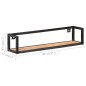 vidaXL Wandregale 2 Stk. 80 cm Massivholz Akazie vidaXL Wandregale 2 Stk. 80 cm Massivholz Akazie