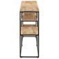 vidaXL Sideboard 150x30x75 cm Raues Mangoholz vidaXL Sideboard 150x30x75 cm Raues Mangoholz