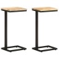 vidaXL Beistelltische 2 Stk. 31,5x24,5x64,5 cm Raues Mangoholz vidaXL Beistelltische 2 Stk. 31,5x24,5x64,5 cm Raues Mangoholz