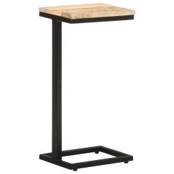 vidaXL Beistelltische 2 Stk. 31,5x24,5x64,5 cm Raues Mangoholz  