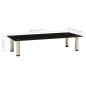 vidaXL TV-Tisch 80x35x17 cm Schwarz Hartglas vidaXL TV-Tisch 80x35x17 cm Schwarz Hartglas