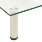 vidaXL TV-Tisch 80x35x17 cm Transparentes Hartglas vidaXL TV-Tisch 80x35x17 cm Transparentes Hartglas