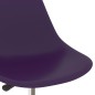 vidaXL Drehbare Esszimmerstühle 4 Stk. Lila PP vidaXL Drehbare Esszimmerstühle 4 Stk. Lila PP