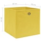 vidaXL Aufbewahrungsboxen 10 Stk. Vliesstoff 28x28x28 cm Gelb vidaXL Aufbewahrungsboxen 10 Stk. Vliesstoff 28x28x28 cm Gelb