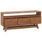vidaXL TV-Schrank 110x30x50 cm Massivholz Teak vidaXL TV-Schrank 110x30x50 cm Massivholz Teak