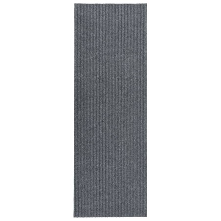 vidaXL Schmutzfangläufer Grau 100x350 cm