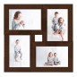vidaXL Collage Bilderrahmen für 4x(10x15 cm) Fotos Dunkelbraun MDF vidaXL Collage Bilderrahmen für 4x(10x15 cm) Fotos Dunkelbraun MDF