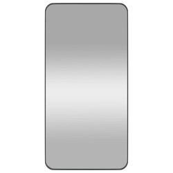 vidaXL Wandspiegel Schwarz 50x100 cm Rechteckig