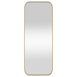 vidaXL Wandspiegel Golden 30x80 cm Rechteckig