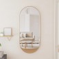 vidaXL Wandspiegel Golden 35x80 cm Oval vidaXL Wandspiegel Golden 35x80 cm Oval