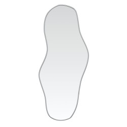 vidaXL Wandspiegel Silbern 60x25 cm