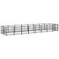 vidaXL Outdoor-Hundezwinger Stahl 15,02 m² vidaXL Outdoor-Hundezwinger Stahl 15,02 m²