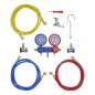 vidaXL Vakuumpumpe Einstufig mit 2-Wege-Verteiler-Manometer Set vidaXL Vakuumpumpe Einstufig mit 2-Wege-Verteiler-Manometer Set