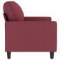 vidaXL 2-Sitzer-Sofa Weinrot 120 cm Stoff vidaXL 2-Sitzer-Sofa Weinrot 120 cm Stoff
