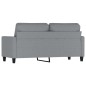 vidaXL 2-Sitzer-Sofa Hellgrau 140 cm Stoff vidaXL 2-Sitzer-Sofa Hellgrau 140 cm Stoff
