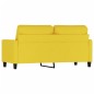 vidaXL 2-Sitzer-Sofa Hellgelb 140 cm Stoff vidaXL 2-Sitzer-Sofa Hellgelb 140 cm Stoff
