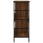vidaXL Bücherregal Braun Eichen-Optik 78,5x33x82 cm Holzwerkstoff vidaXL Bücherregal Braun Eichen-Optik 78,5x33x82 cm Holzwerkstoff