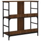 vidaXL Bücherregal Braun Eichen-Optik 78,5x33x82 cm Holzwerkstoff vidaXL Bücherregal Braun Eichen-Optik 78,5x33x82 cm Holzwerkstoff