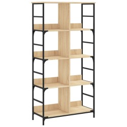 vidaXL Bücherregal Sonoma-Eiche 78,5x33x153 cm Holzwerkstoff