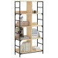 vidaXL Bücherregal Sonoma-Eiche 78,5x33x153 cm Holzwerkstoff vidaXL Bücherregal Sonoma-Eiche 78,5x33x153 cm Holzwerkstoff