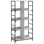 vidaXL Bücherregal Grau Sonoma 78,5x33x153 cm Holzwerkstoff vidaXL Bücherregal Grau Sonoma 78,5x33x153 cm Holzwerkstoff