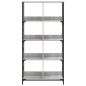 vidaXL Bücherregal Grau Sonoma 78,5x33x153 cm Holzwerkstoff vidaXL Bücherregal Grau Sonoma 78,5x33x153 cm Holzwerkstoff