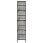 vidaXL Bücherregal Grau Sonoma 78,5x33x153 cm Holzwerkstoff vidaXL Bücherregal Grau Sonoma 78,5x33x153 cm Holzwerkstoff