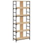 vidaXL Bücherregal Sonoma-Eiche 78,5x33x188,5 cm Holzwerkstoff vidaXL Bücherregal Sonoma-Eiche 78,5x33x188,5 cm Holzwerkstoff
