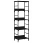 vidaXL Bücherregal Schwarz 50x33x153 cm Holzwerkstoff vidaXL Bücherregal Schwarz 50x33x153 cm Holzwerkstoff