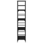 vidaXL Bücherregal Schwarz 50x33x153 cm Holzwerkstoff vidaXL Bücherregal Schwarz 50x33x153 cm Holzwerkstoff