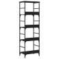 vidaXL Bücherregal Schwarz 50x33x153 cm Holzwerkstoff vidaXL Bücherregal Schwarz 50x33x153 cm Holzwerkstoff