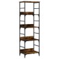 vidaXL Bücherregal Räuchereiche 50x33x153 cm Holzwerkstoff vidaXL Bücherregal Räuchereiche 50x33x153 cm Holzwerkstoff
