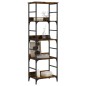 vidaXL Bücherregal Räuchereiche 50x33x153 cm Holzwerkstoff vidaXL Bücherregal Räuchereiche 50x33x153 cm Holzwerkstoff
