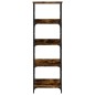vidaXL Bücherregal Räuchereiche 50x33x153 cm Holzwerkstoff vidaXL Bücherregal Räuchereiche 50x33x153 cm Holzwerkstoff