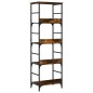 vidaXL Bücherregal Räuchereiche 50x33x153 cm Holzwerkstoff vidaXL Bücherregal Räuchereiche 50x33x153 cm Holzwerkstoff