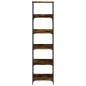 vidaXL Bücherregal Räuchereiche 50x33x188,5 cm Holzwerkstoff vidaXL Bücherregal Räuchereiche 50x33x188,5 cm Holzwerkstoff