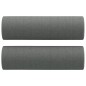 vidaXL 3-tlg. Sofagarnitur mit Kissen Dunkelgrau Stoff vidaXL 3-tlg. Sofagarnitur mit Kissen Dunkelgrau Stoff