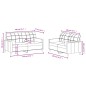 vidaXL 2-tlg. Sofagarnitur mit Kissen Creme Stoff vidaXL 2-tlg. Sofagarnitur mit Kissen Creme Stoff