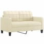 vidaXL 2-tlg. Sofagarnitur mit Kissen Creme Kunstleder vidaXL 2-tlg. Sofagarnitur mit Kissen Creme Kunstleder