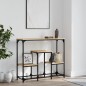 vidaXL Konsolentisch Sonoma-Eiche 89,5x28x76 cm Holzwerkstoff vidaXL Konsolentisch Sonoma-Eiche 89,5x28x76 cm Holzwerkstoff