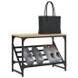 vidaXL Schuhregal Sonoma-Eiche 60x30x45 cm Holzwerkstoff vidaXL Schuhregal Sonoma-Eiche 60x30x45 cm Holzwerkstoff